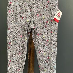 Reebok Kids' Multicolor Patterned Leggings